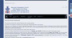 Desktop Screenshot of memorialpresbyteriancharlotte.org